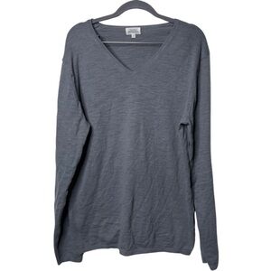 Hartford Alternative Classics Men Grey V Neck Top sz XL